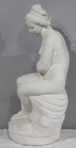 "La baigneuse" Sculpture en poudre de marbre (Accident sur un...