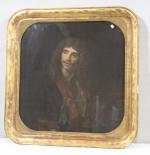 École XIXème siècle: "Portrait de Molière" Pastel. H: 80 x...