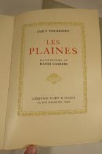 Emile VERHAEREN : Les plaines, Ledition d'art H. Piazza, Paris,...