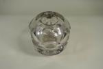 BACCARAT : Vase ovoïde en cristal à 5 panses circulaires...