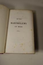 Oeuvres de Barthélémy et Méry, Paris, Furne, 1838, deux volumes...