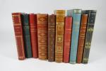 Lot de 10 volumes reliés  XIXème s. - XXème...