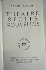 CAMUS Albert : Théâtre, récits nouvelles. Volume La Pléiade*
YOURCENAR Marguerite...