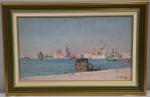 François NARDI (1861-1936) "Vue de Venise" Huile sur toile signée...