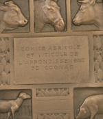 Alexandre MORLON (1878-1951): Médaille Art Déco"Comice Agricole et Viticole de...