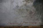 Neville Stephen LYTTON (1879-1951) "Château de Ferrières" Aquarelle signée en...