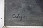 Jean CALOGERO (1922-2001): "Le bal" Huile sur toile signée en...