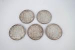 5 pièces de 10 francs HERCULE argent  (2 de...