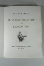 FINI Léonor  (1908-1996) - Jacques AUDIBERTI  Le Sabbat...
