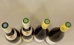 4 bouteilles  Bourgogne:
-MEURSAULT (1er cru)  "Santenots", domaine Marquis...