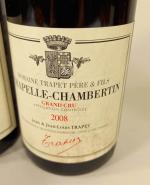 3  bouteilles CHAPELLE-CHAMBERTIN (Grand Cru) Domaine Trapet Père Fils:
-2008...