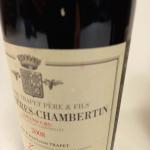 3 bouteilles LATRICIERES-CHAMBERTIN (Grand Cru) Domaine Trapet Père Fils 2008...
