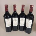 6  bouteilles PAUILLAC- Château PONTET-CANET, 2014 (X4) et 2015...