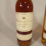 Lot 4 bouteilles SAUTERNES:
- 2 Bouteilles CHÂTEAU D'YQUEM LUR-SALUCES, Sauternes...