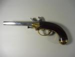 Pistolet d'arçon à silex modèle 1777, 2e type. Canon rond...