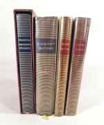 PLEIADE: 4 volumes philosophes français du "siècle des Lumières" 
-ROUSSEAU...