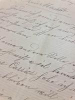 Lettres et autographes du XIXe provennant d'Alsace