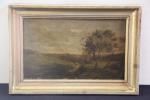 POINTELIN Auguste (1839-1933): "Paysage": huile sur toile signée en bas...