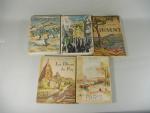 Lot de 5 volumes comprenant 
BRION : Provence, Arthaud, couverte...