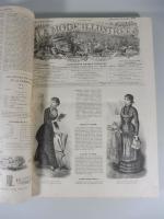 La mode illustrée, année 1881, 1 vol demi-reliure (abimée) sinon...