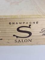 3 bouteille de Champagne Salon de Mesnil 1997, dans leur...