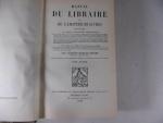 BIBLIO - BRUNET : Manuel du Libraire.Paris, Dorbon, 9 volumes in-8...