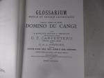 BIBLIO - DU CANGE : Glossarium Medicae
Graz, 1954, 5 forts volumes...
