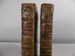 ROBINET : De la Nature.Amsterdam, Harrevelt, 2 volumes in-8 veau marbré.
Frontispice....