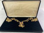 Franklin MINT: "The Gold Necklace of the Pharaoh Pinedjem I"...