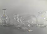 VILLEROY ET BOCH : Service de verre en cristal taillé...
