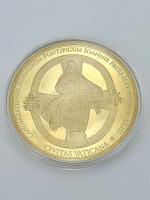 2 Médailles commémoratives modernes " VATICAN " en cuivre argenté,...