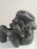 PENALBA Alicia (1913-1982) : Abstraction.
Epreuve en bronze à patine brune...