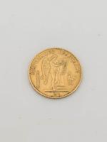 1 pièce 20 Francs Génie 1877, poids : 6,4 g