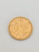 1 pièce de 20 Francs suisses Helvetia, 1901, poids :...