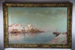 Henry MALFROY-SAVIGNY (1895-1944): "Vue de Martigues" Huile sur toile signée...