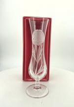 Manufacture de KLEIN à Baccarat, Vase soliflore en cristal à...