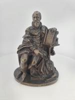 MÉLINGUE Etienne Marin (1808-1875) : Ambroise Paré. Sculpture en bronze...