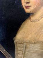 D'après VECELLIO Tiziano dit LE TITIEN (1486-1576) : Portrait de...