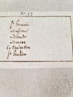 Partie de carte ancienne représentant Saint Germain, Mafsiou, Briande, Marsac,...
