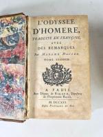 L'Odyssée d'Homère par Madame DACIER. Paris, imprimerie royale, 1715. 3...