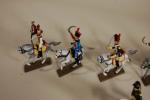 STARLUX: Lot de 7 chevaux et leurs cavaliers (dont Napoléon)...