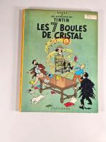 HERGE : Album des Aventures de Tintin "Les 7 boules...