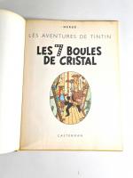 HERGE : Album des Aventures de Tintin "Les 7 boules...