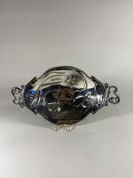 SAGLIE Victor (1809-1894) : Coupe en métal argenté à décor...