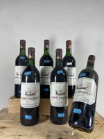 6 bouteilles Château Beychevelle, Grand Vin 1991, Saint-Julien