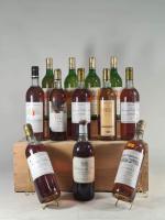 12 bouteilles comprenant : 
- 4 x Vin de Pays...