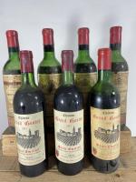 10 bouteilles de Saint-Emilion comprenant : 
- 4 x Château...
