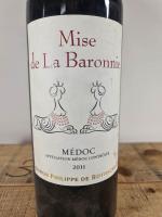 1 magnum Mise de La Baronnie, Médoc, 2011, Baron Philippe...