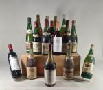 16 bouteilles diverses dont Macon 1990, Domaine de Grange Grillard,...