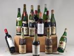 16 bouteilles diverses dont Macon 1990, Domaine de Grange Grillard,...